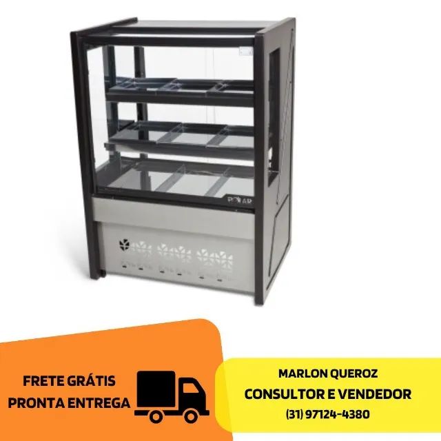 Balcão Estufa 0,8M Novo Polar Platinum