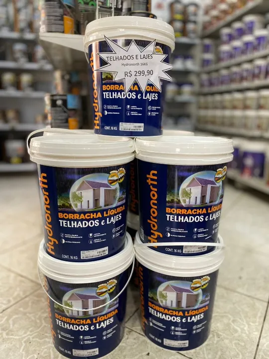 Borracha Liquida Telhados e Lajes 16kg HYDRONORTH