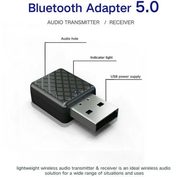Receptor E Transmissor De Áudio Bluetooth 2 Em 1 Bt 5.0 Usb  Arduino Automação COD-AP60   - Foto 4