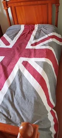 Capa para edredom / sofá decorativa bandeira inglesa vintage - Foto 2