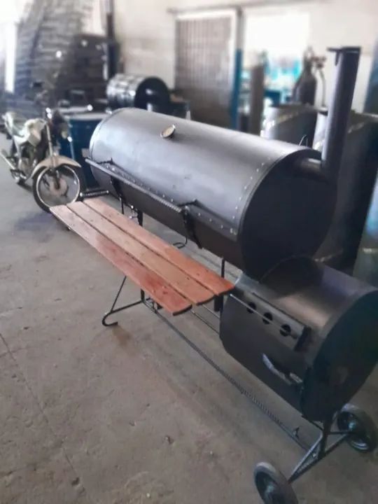 Pit Smoker BBQ Defumador Profissional  - Foto 5