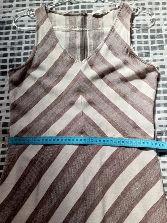 Vestido midi, tecido tipo linho  - Foto 5