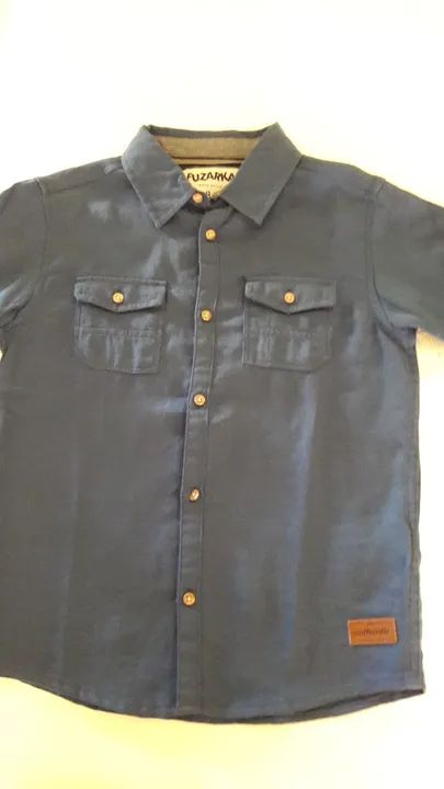Camisa Infantil Masc. Manga Comprida Fuzarka tam. 7/8 Nova (sem uso) c/etiqueta