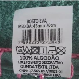 Jogo de toalhas  banho/rosto com detalhes em crochê - Foto 4