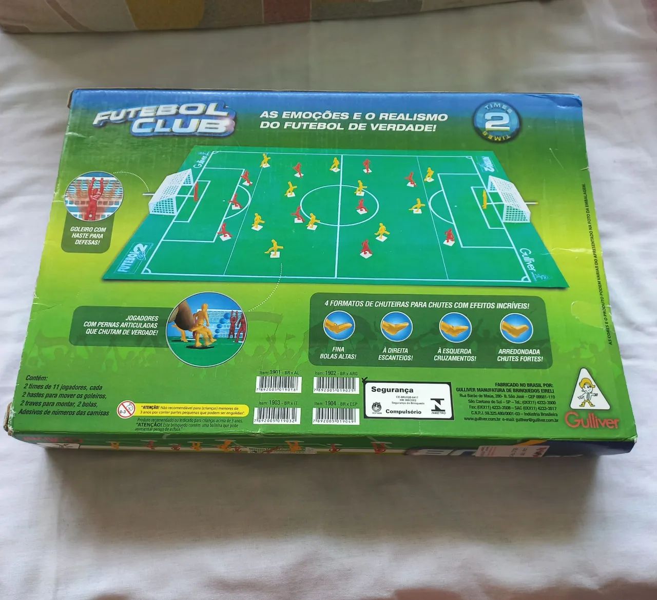 Jogo Futebol Clube - Gulliver - Brasil e Argentina - Completo - Foto 5
