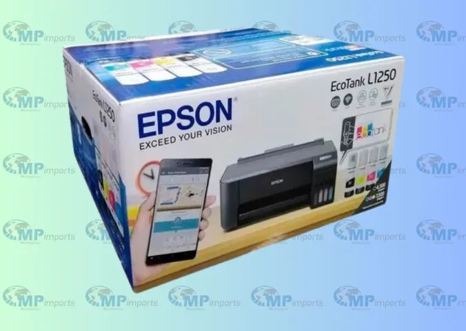Loja MP Imports: Impressora Jato de Tinta Epson EcoTank L1250, Colorida, USB, Wifi, Duplex