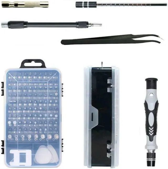 Kit Ferramenta 115 Chaves Precisão Reparo Manutenção Celular Notebook Tablet - Foto 2