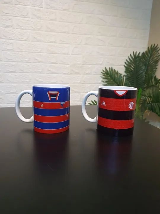 Caneca personalizada times de futebol com nome