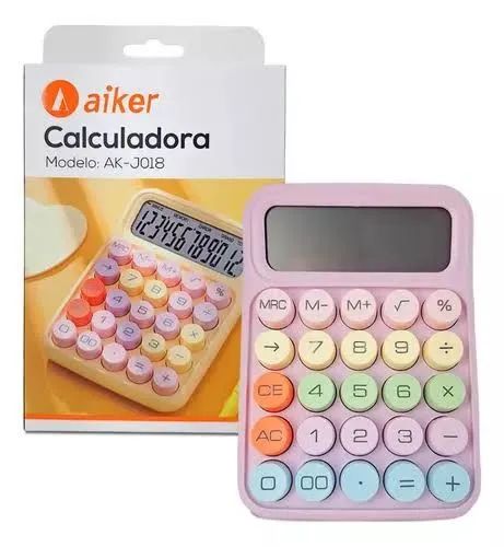 Calculadora Colorida Retrô moderna 