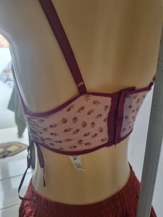 Body e sutiã Demillus - Foto 2