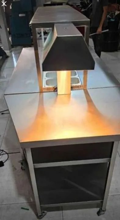 Mesas inox para montagem-fabricamos sob medida em curto prazo  - Foto 2