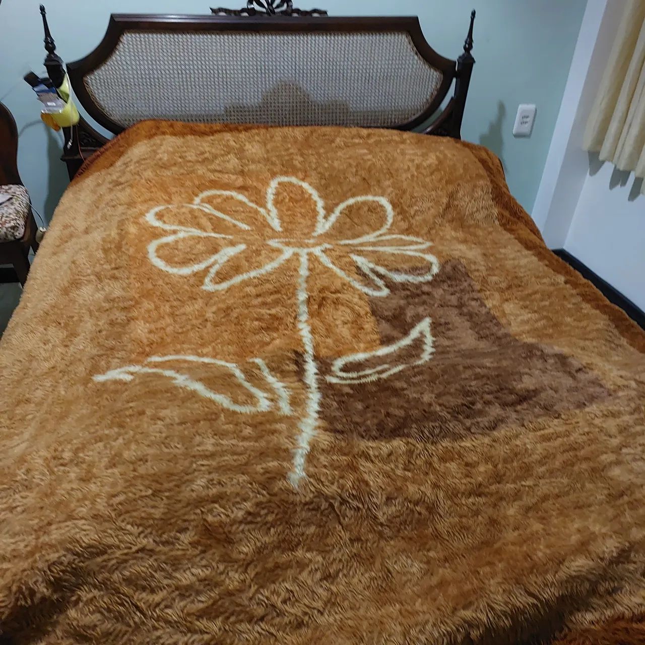 Cobertor Casal Edredon Macio com Desenho Floral - Foto 2