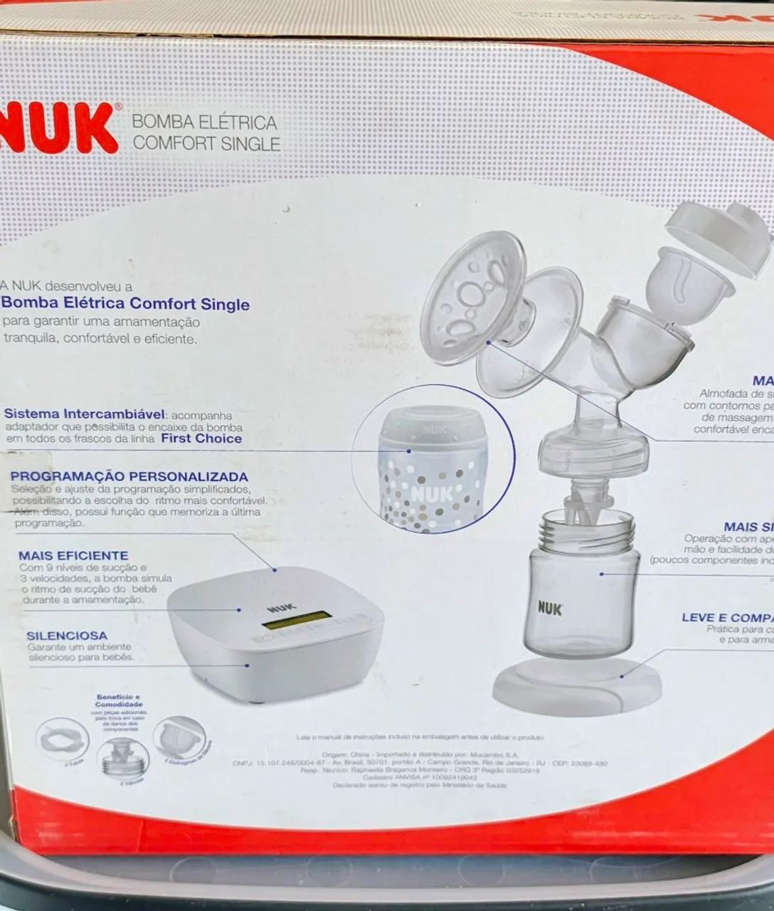Bomba De Leite NUK - confort Single sem uso  - Foto 2