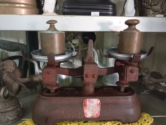 balança antiga pequena 1 kilo  barzon 