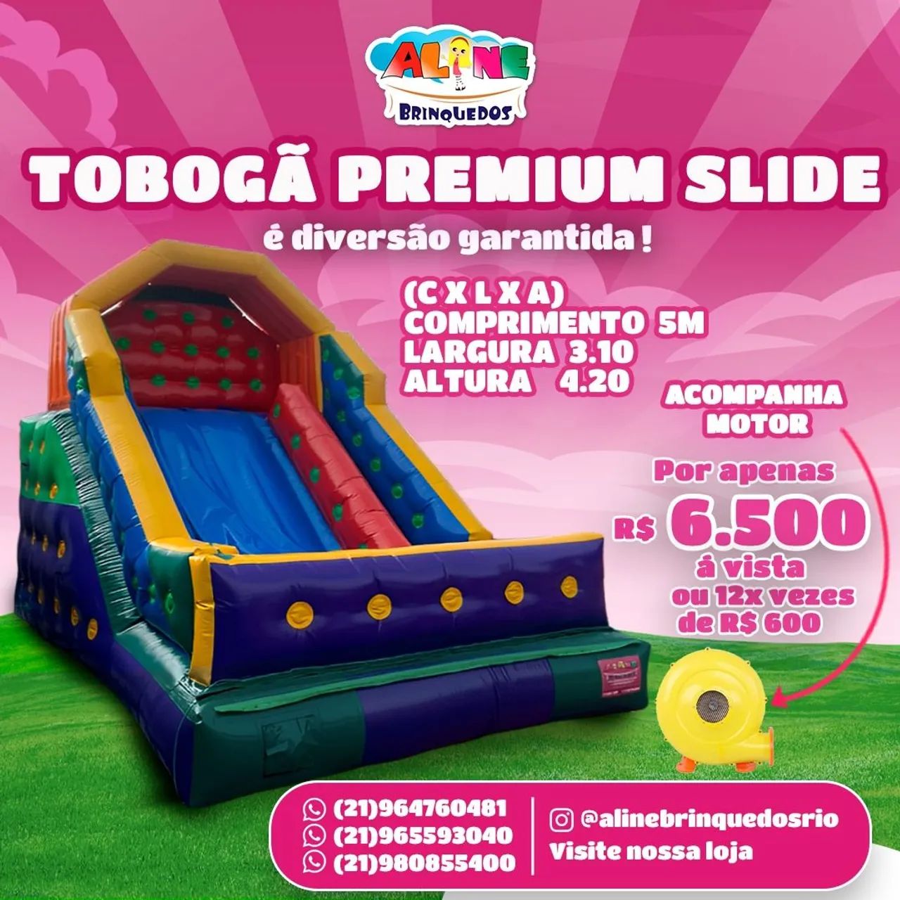 Tobogã Premium Slide 2 em 1 - Diversão Garantida! - Foto 3