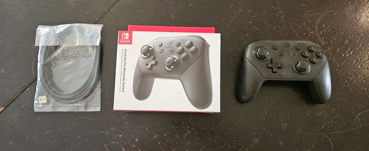 Pro Controle Controle Pro Nintendo(Pro Controller) - Peças e Acessórios de Vídeo ...