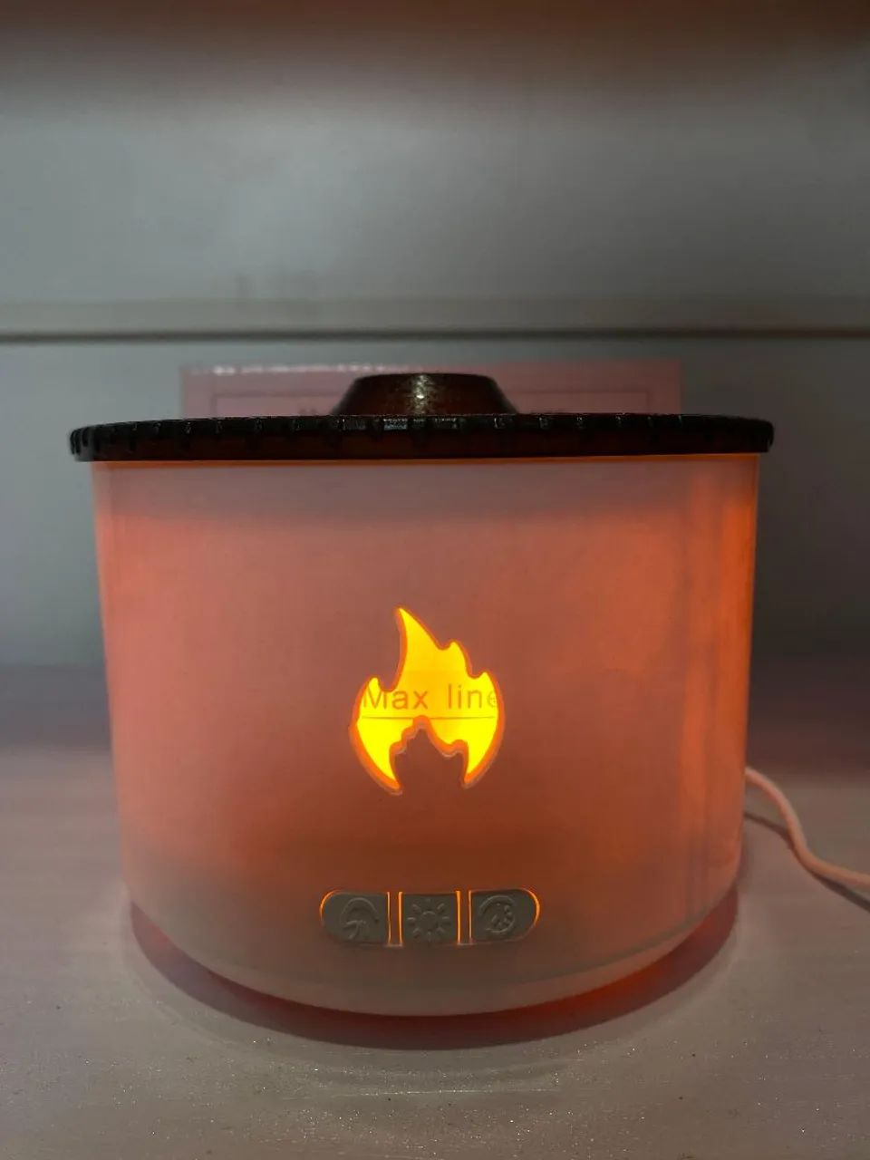 Vulcano aromatizador e difusor com led - Foto 2