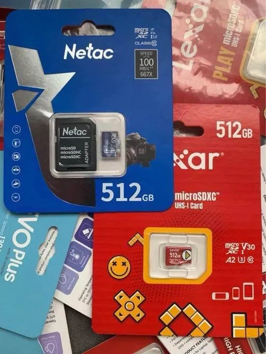 Cartão de memória Micro SDxc Lexar / Netac 512gb Original Nintendo Switch e Steam deck - Foto 2