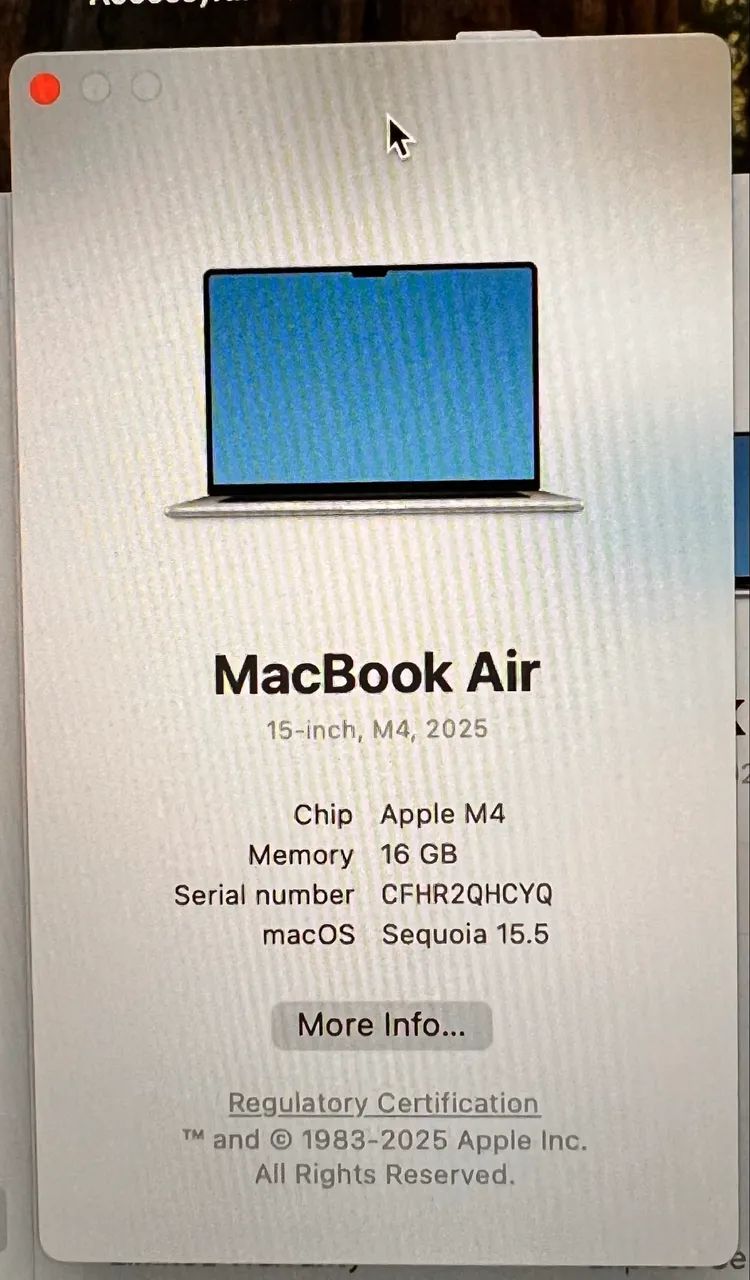 MacBook Air 15 Polegadas M4 NOVO 0KM - Foto 2