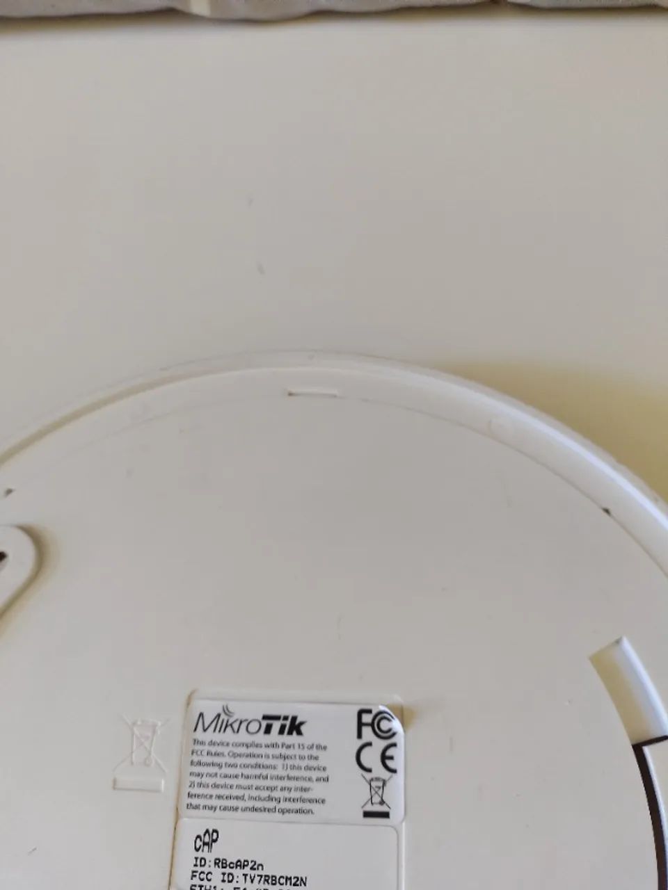 MikroTik Access Point RBcAP2n RouterBOARD AP de teto Aceito Trocas    - Foto 4