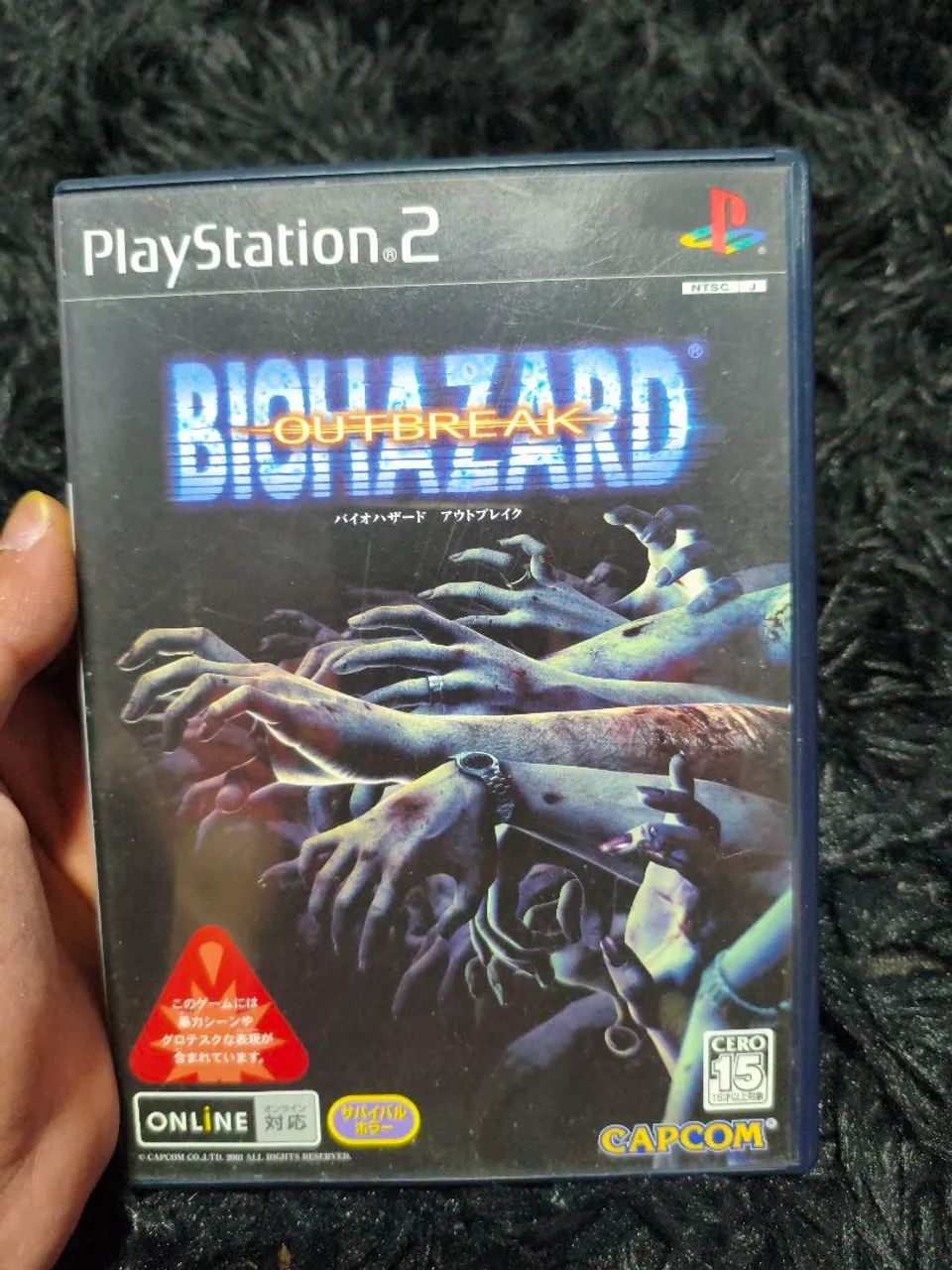 Biohazard outbreak ps2 original japonês 