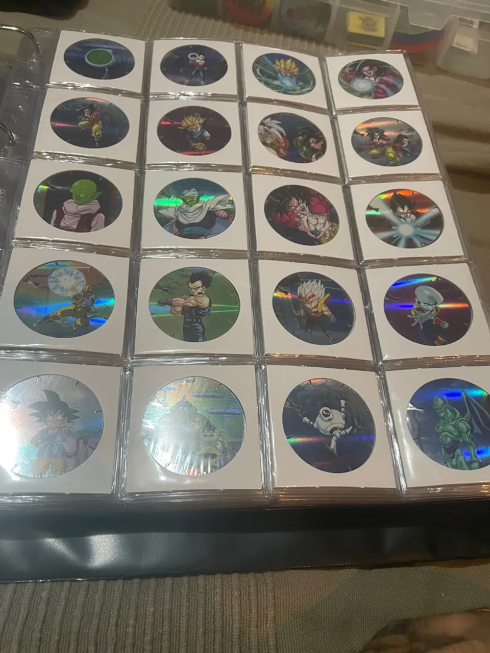 Coleção de Tazos Dragon Ball GT Guatemala