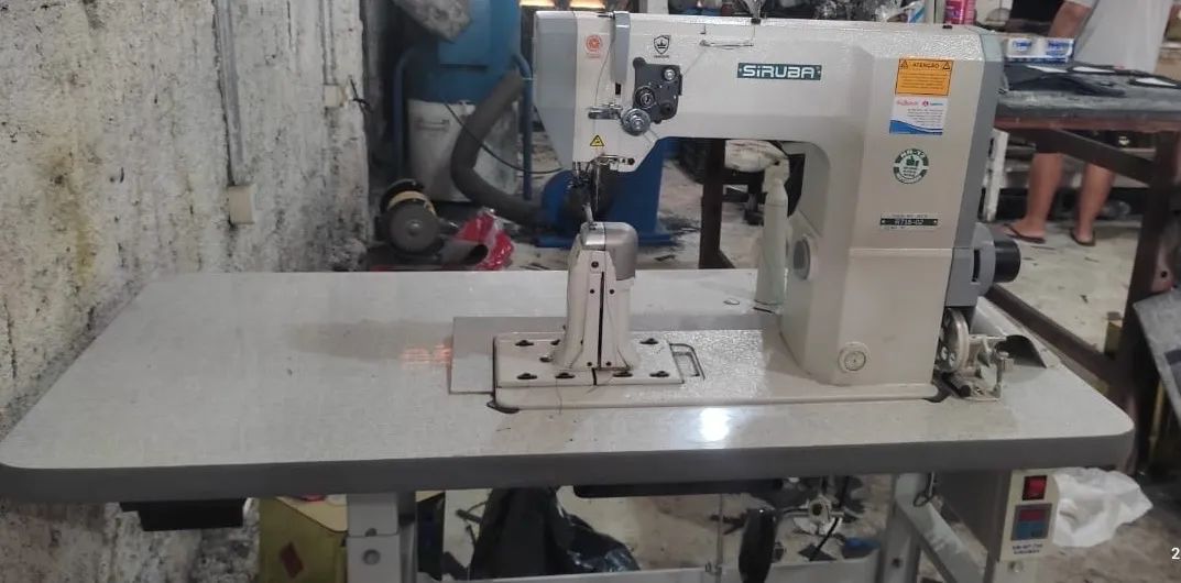 Máquina siruba coluna transporte triplo, motor eletrônico  - Foto 2