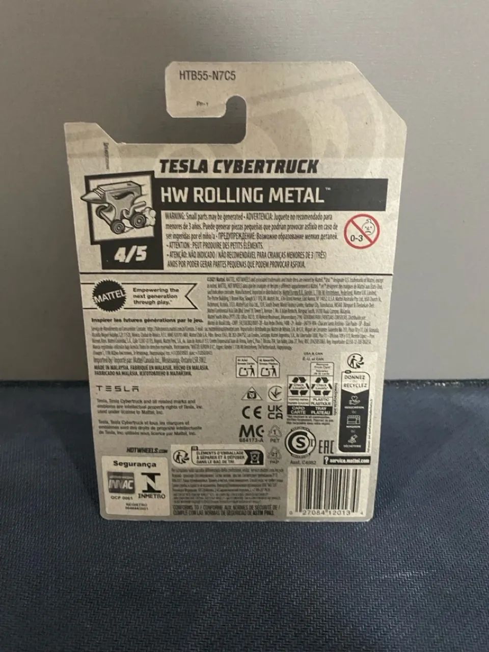 Carrinho Hot Wheels Tesla Cybertruck - Foto 2