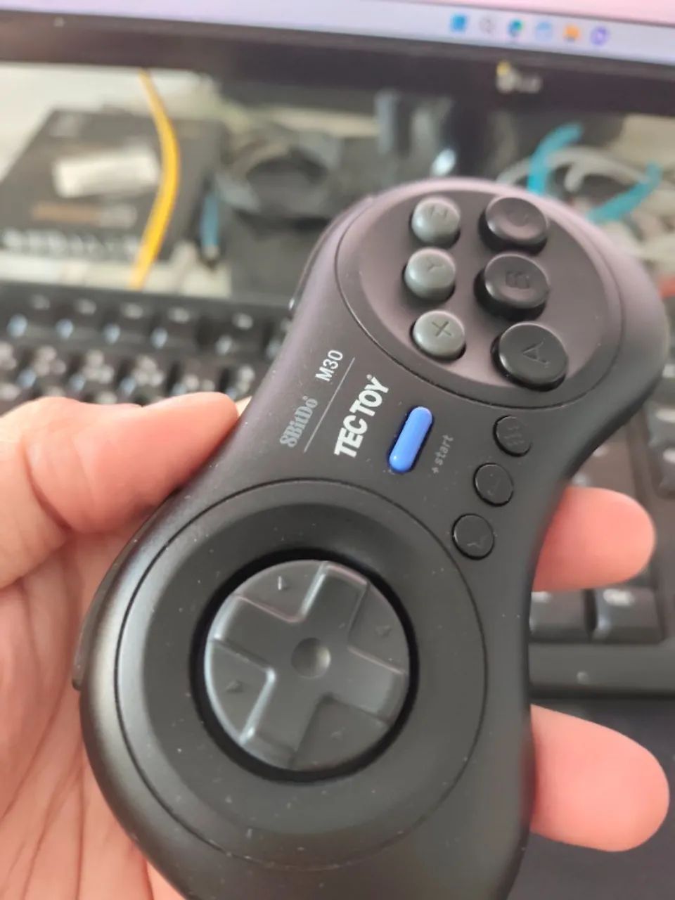 Controle 8bitdo M30 - Bluetooth - Preto