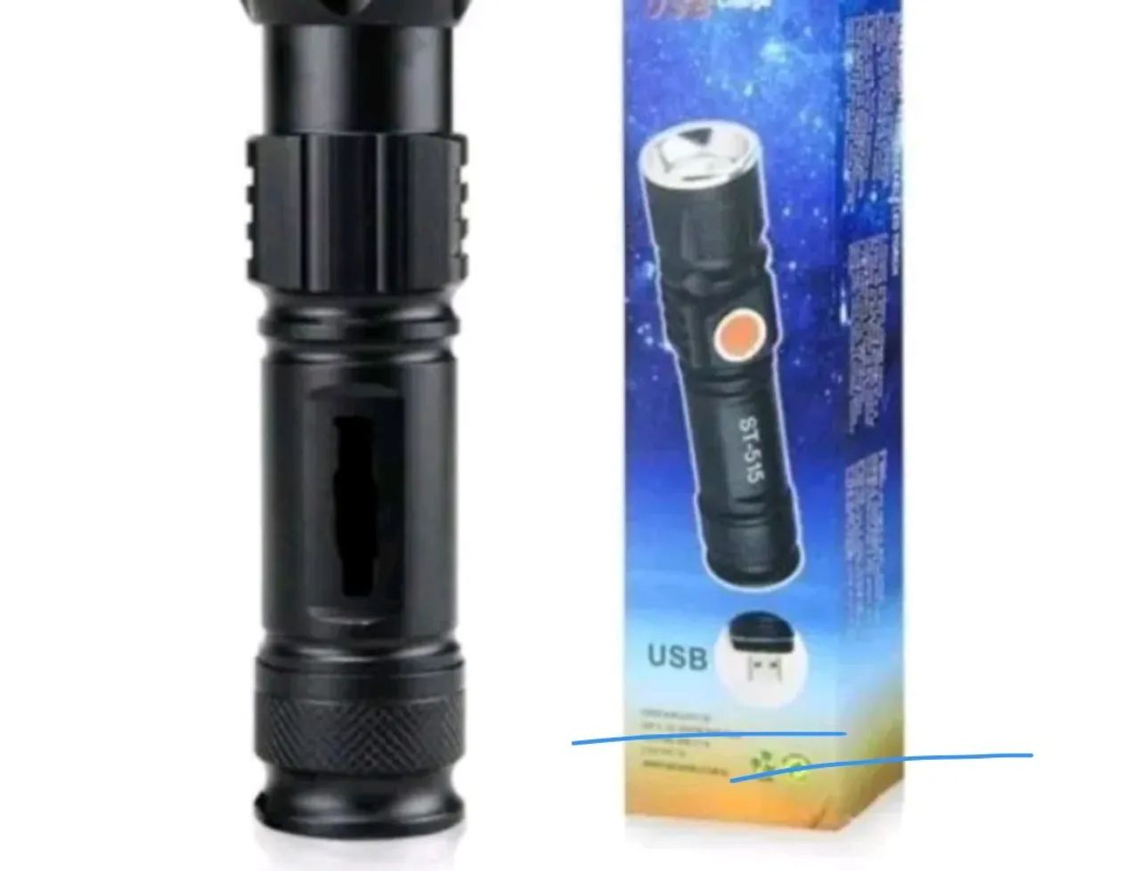 Mini Lanterna recarregável USB bommax bm-a032 - Foto 4