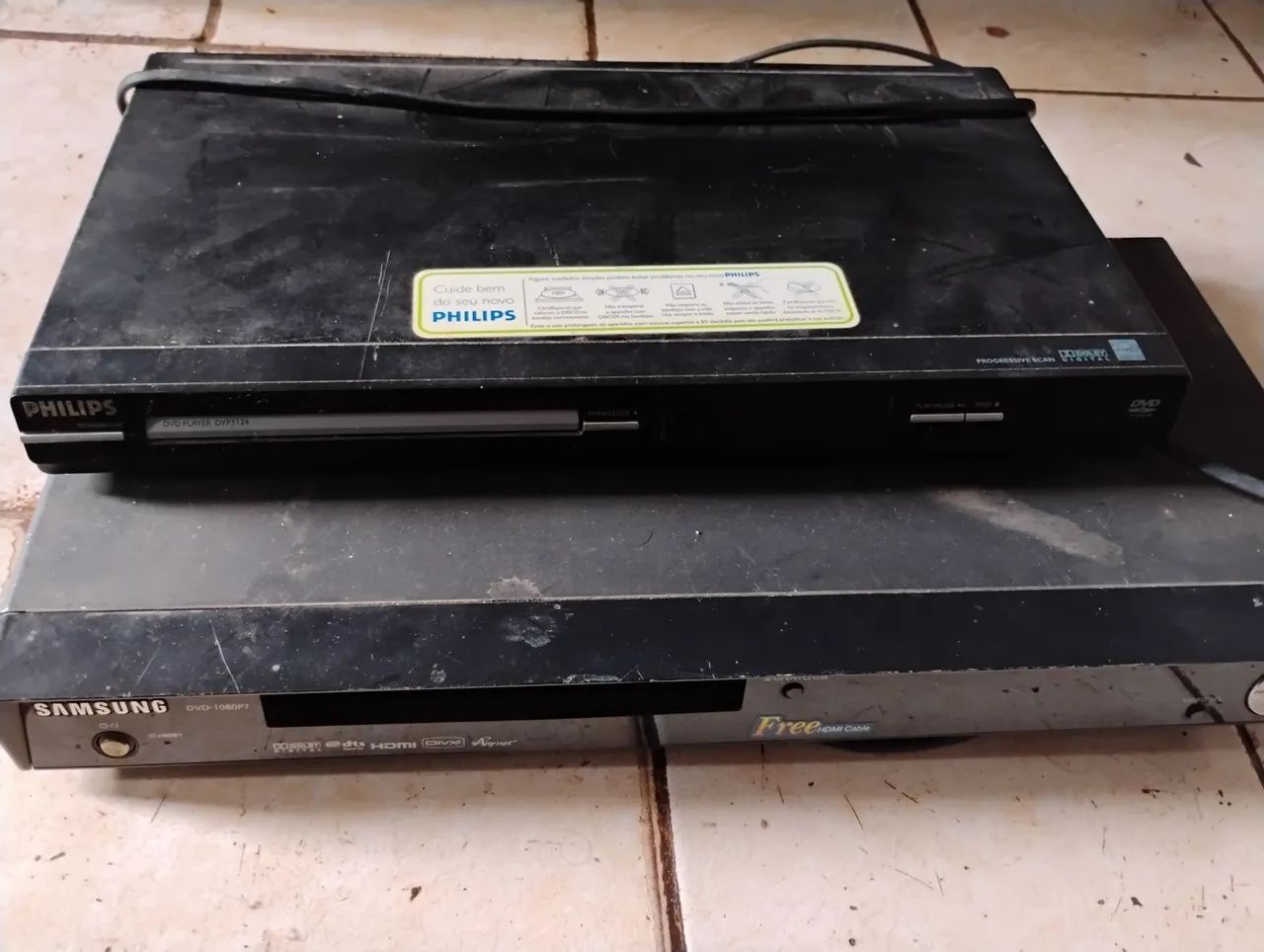 DVD Player Philips e Samsung funcionando parcialmente 