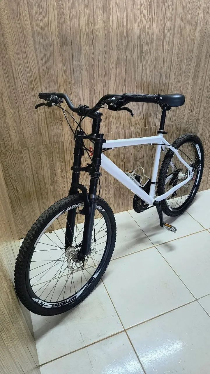 Bicicleta Alfameq Stroll Aro 26 Freio Disco 21 Marchas Garfo Downhill - Foto 4