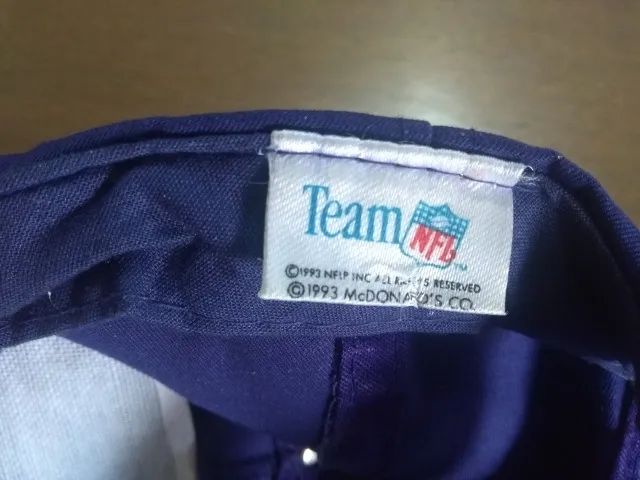 Boné aba reta... Minnesota Vikings 1993 Original (Aba reta) - Foto 2