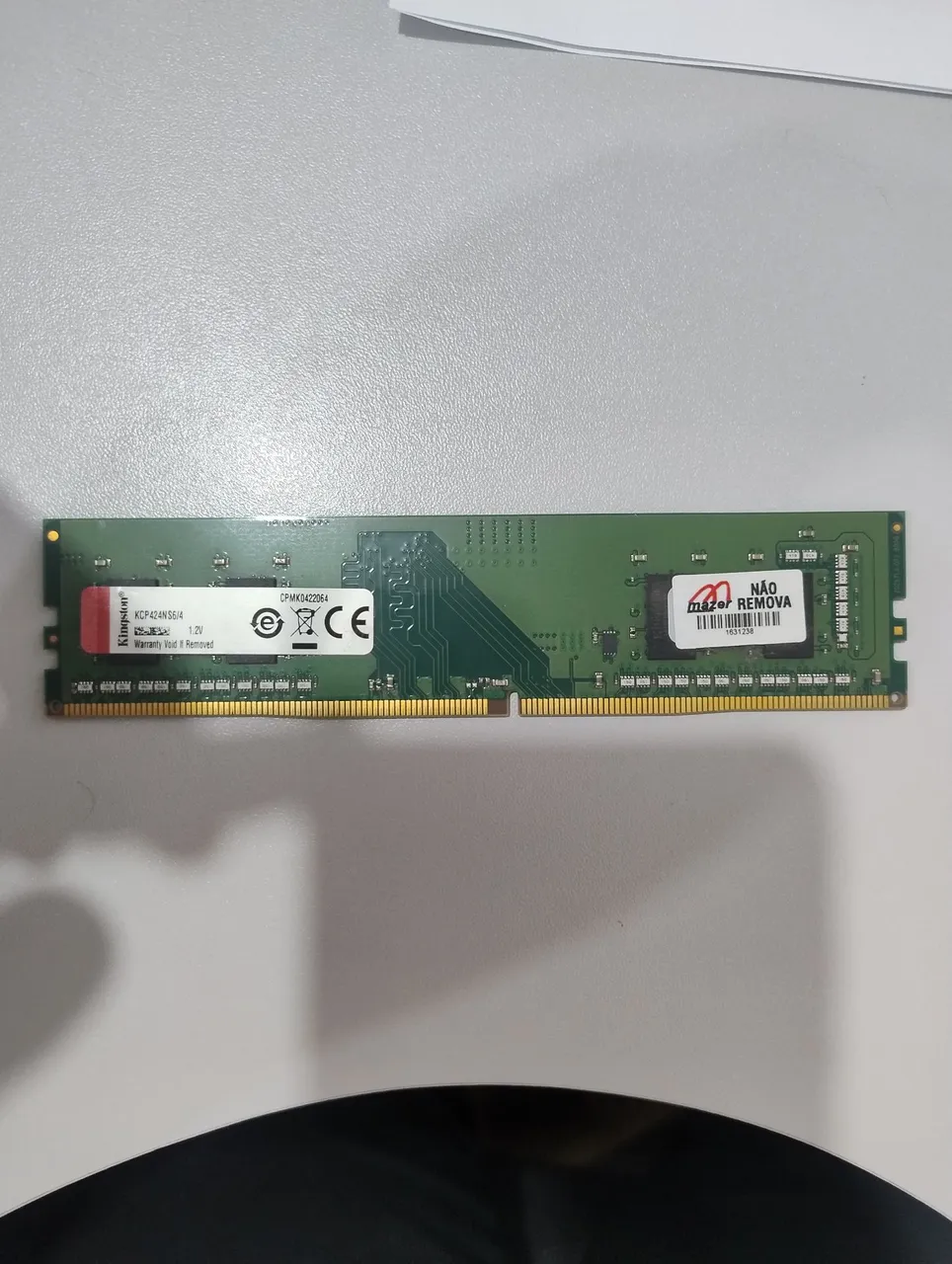 Memória RAM Kingston 4GB DDR4 2400MHz