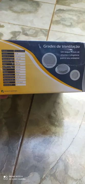 Exaustor de Parede 20 cm - ITC - Novo - Foto 2