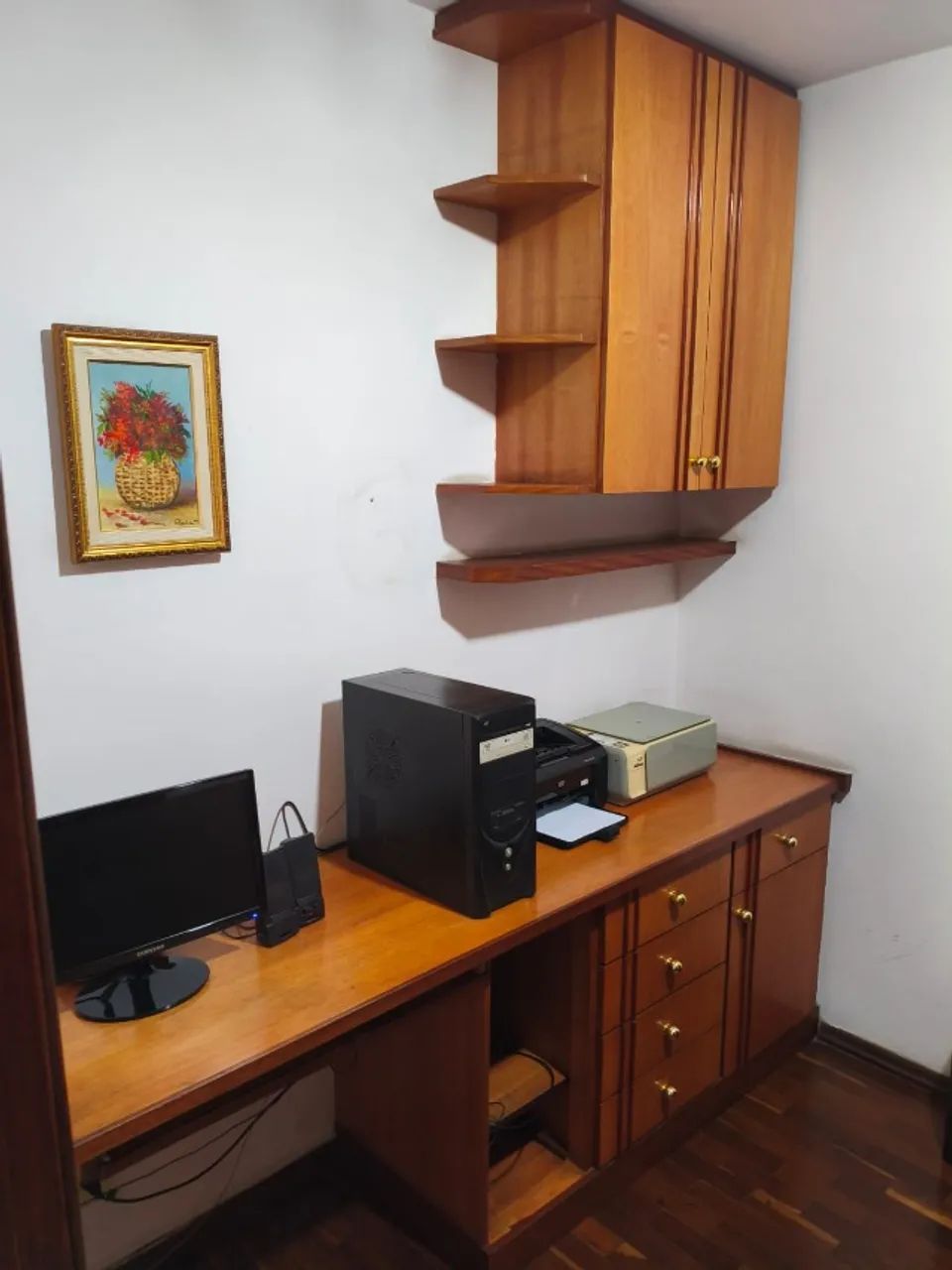 Escrivaninha + armários (escritório completo!!!)