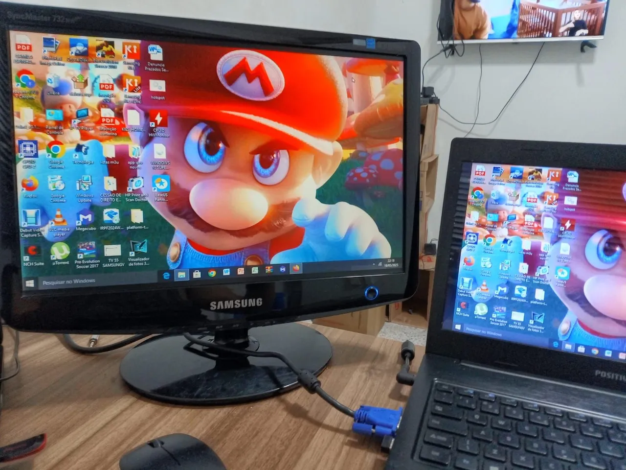 MONITOR 18 LED FULL HD TOP PRA SEGUNDA TELA DE NOTEBOOK