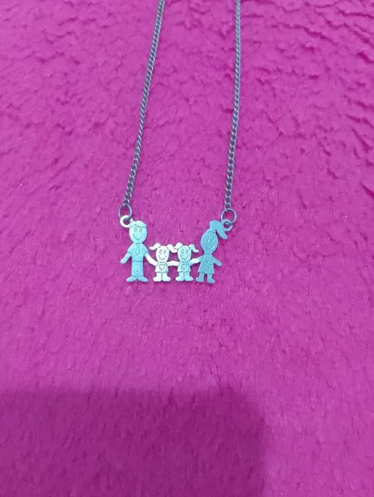 Colar Família em aço inox 