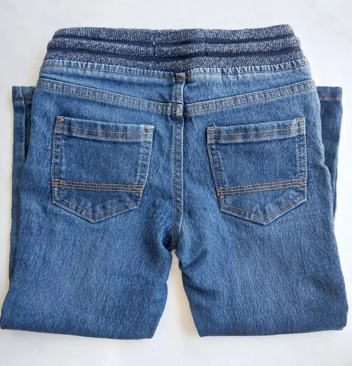 Calça Jeans Infantil com Cós de Moletom 15$ - Foto 3