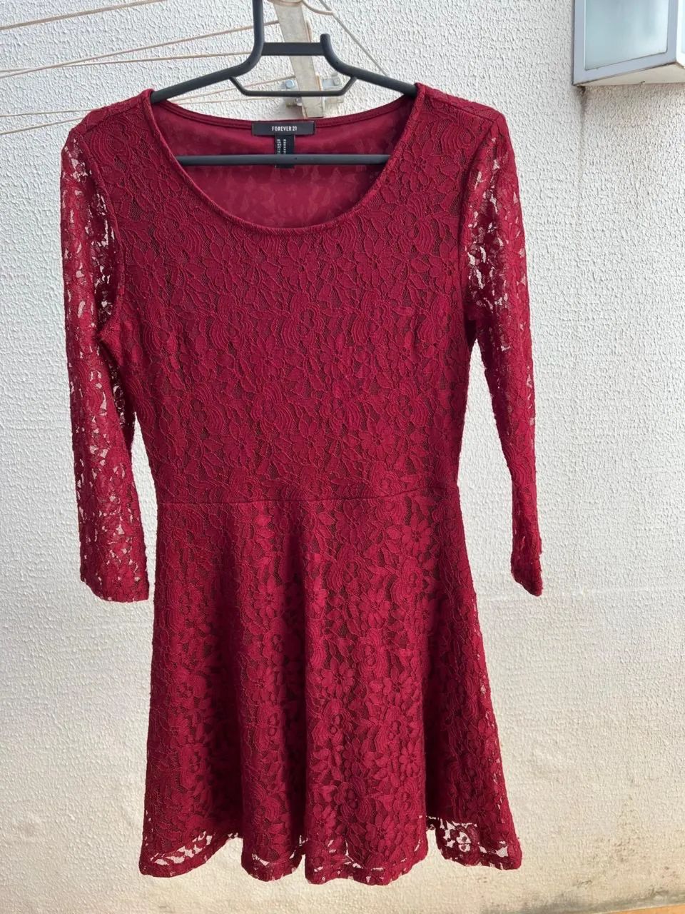 Vestido De Renda Vermelho 