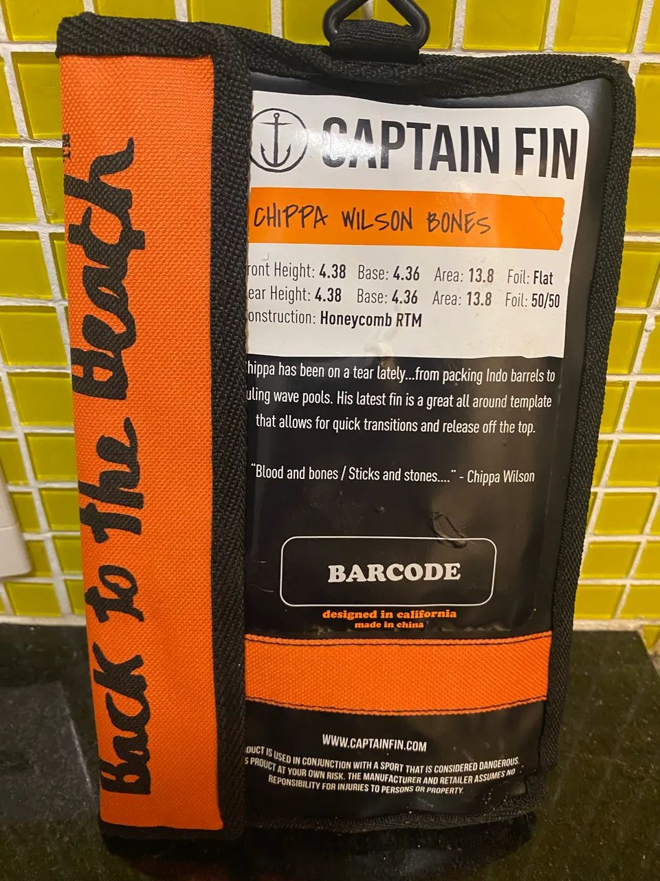 Quilha Futures Captain Fin Chippa Wilson - Esportes Aquáticos