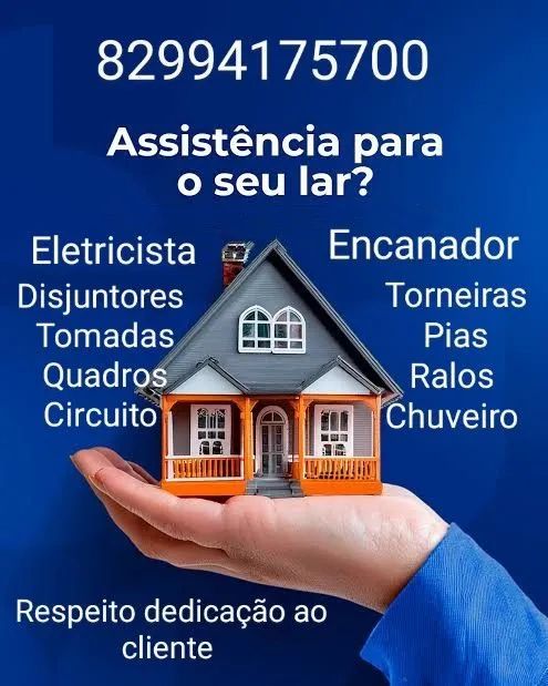 Eletricista e encanador *