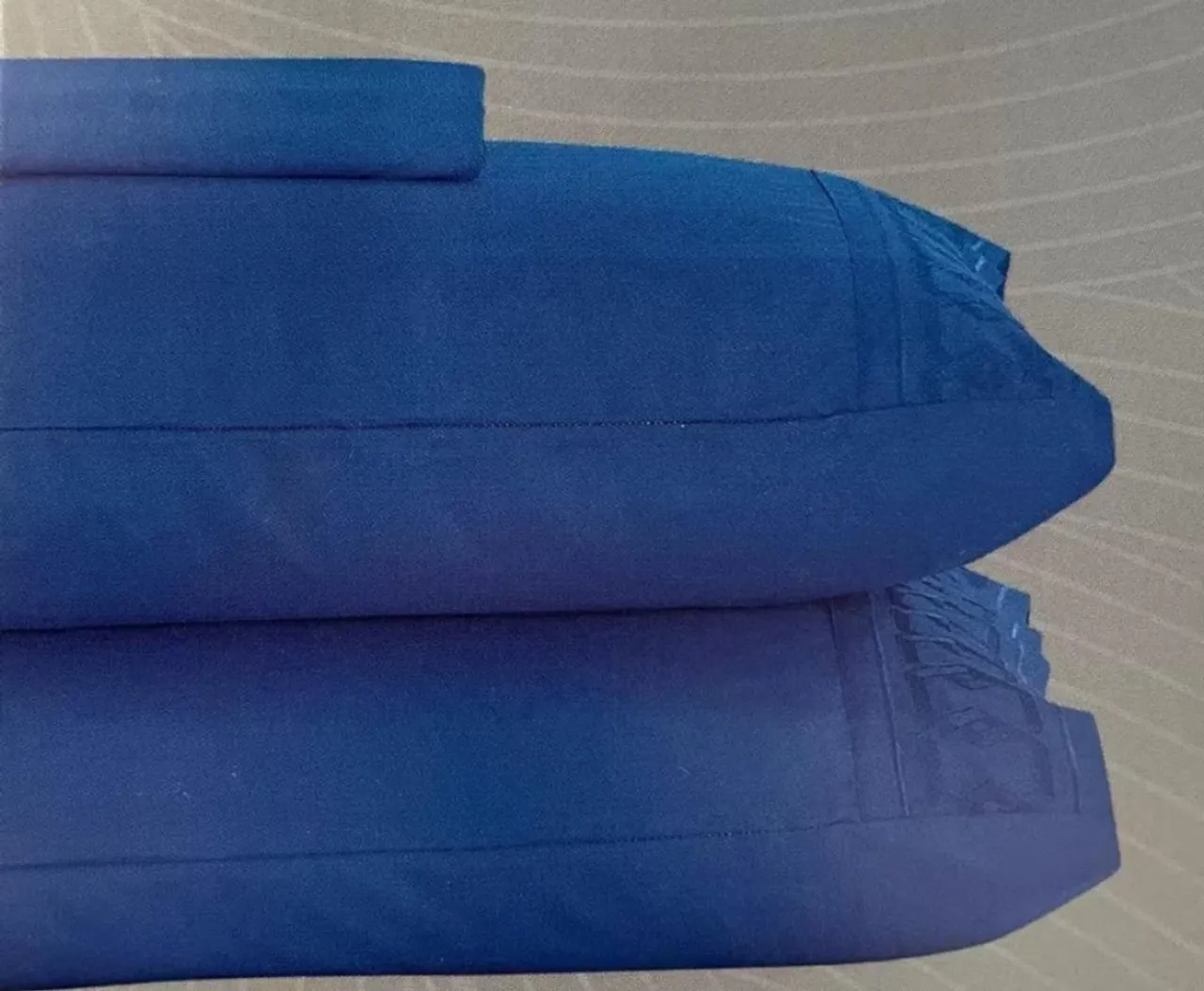 Jogo de Cama King - Azul Escuro