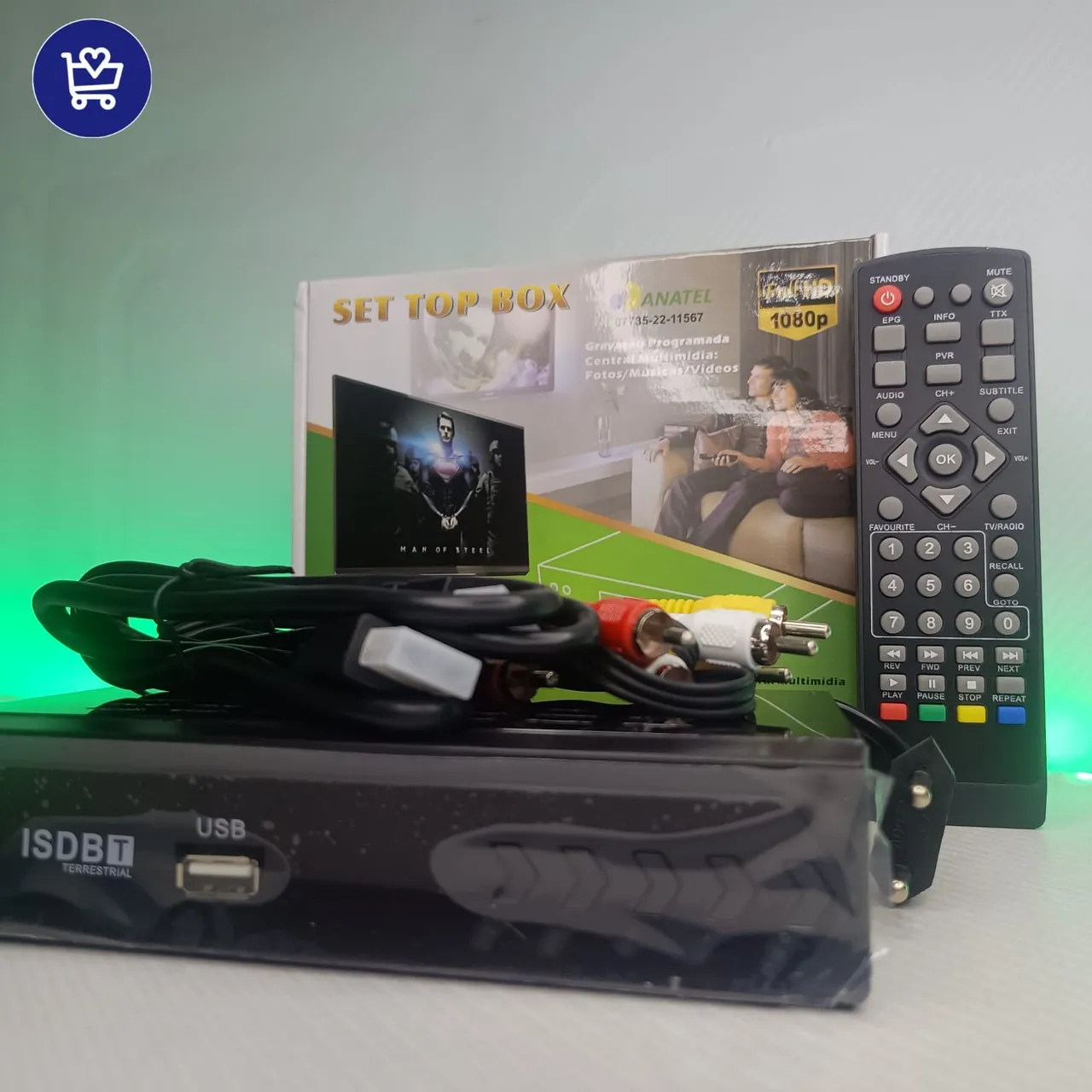 Conversor Digital ISDBT com Controle Remoto