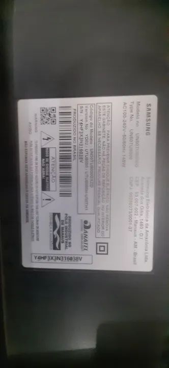 TV SAMSUNG PARA RETIRADA DE PEÇAS 