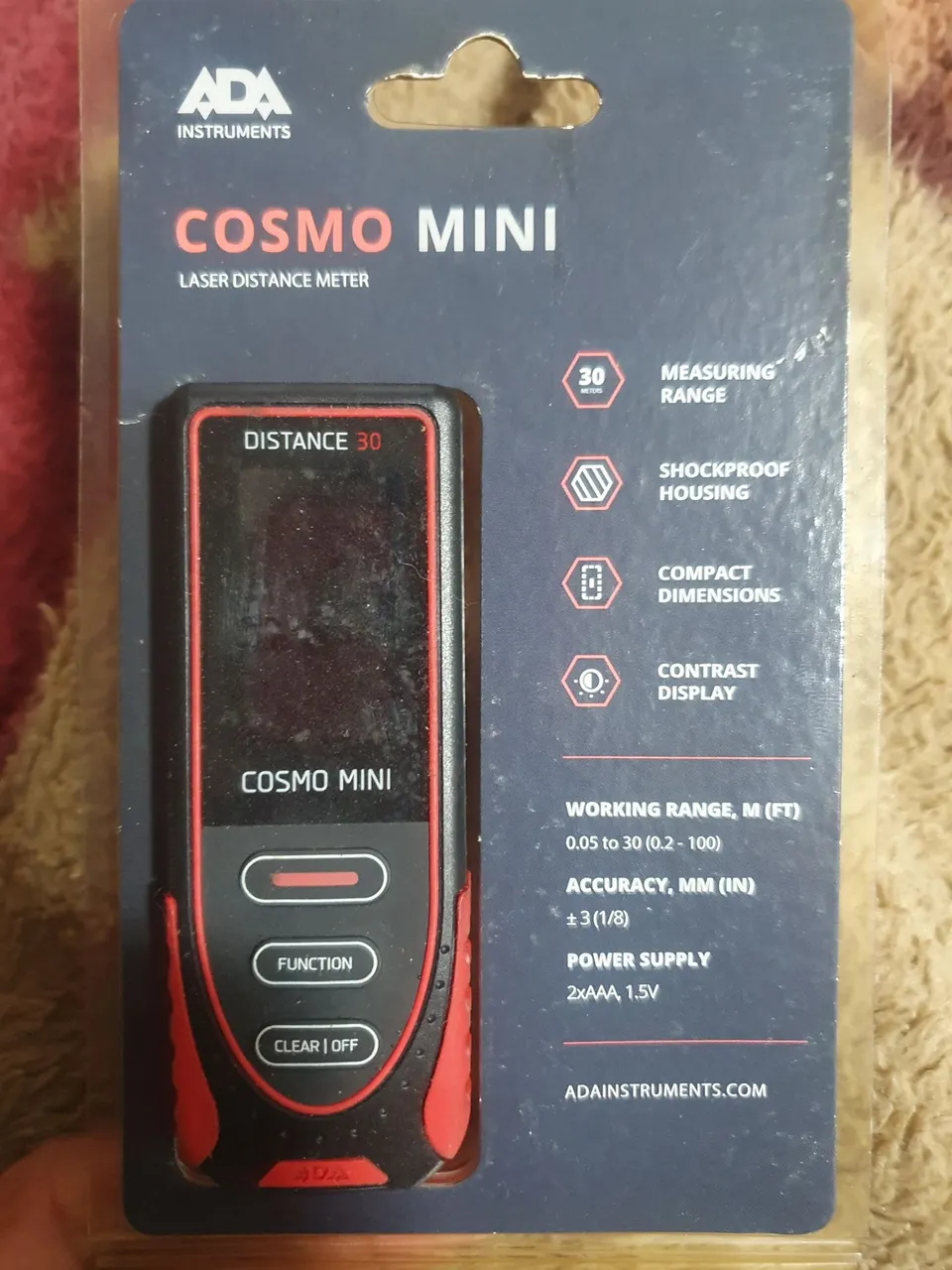 Medidor de Distância Laser ADA Instruments Cosmo Mini