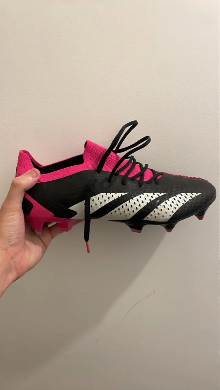 Chuteiras Adidas Predator 42 PROFISSIONAL trava de alumínio - Futebol