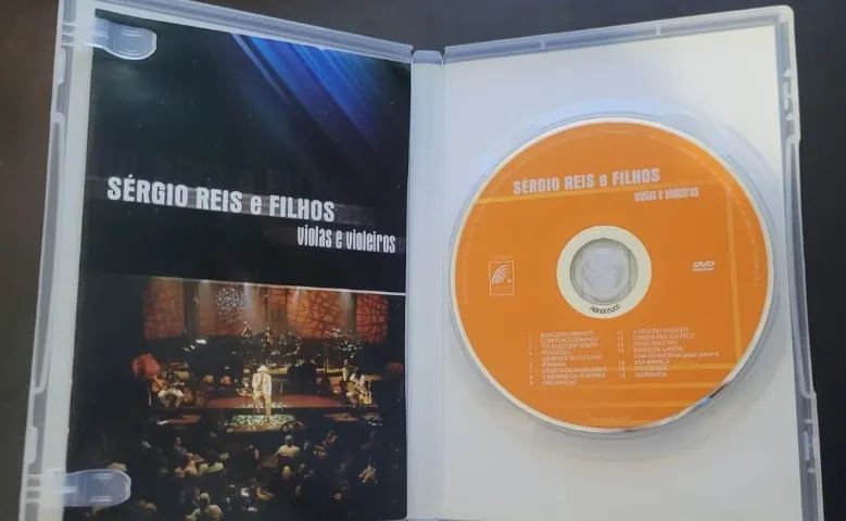 DVD Sérgio Reis e filhos - Violas e violeiros - Foto 2