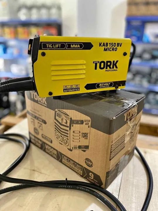 Máquina Inversora de solda profissional 150amp kab150 - Tork(Loja) - Foto 3