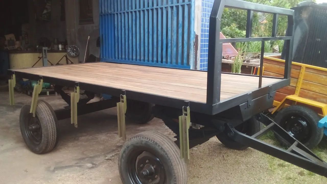 Carreta agricola 2 eixos ,  4ton - Foto 2